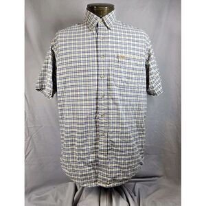 Carhartt Shirt Mens XL Multicolored Plaid Short Sleeve‎ Outdoor Workwear